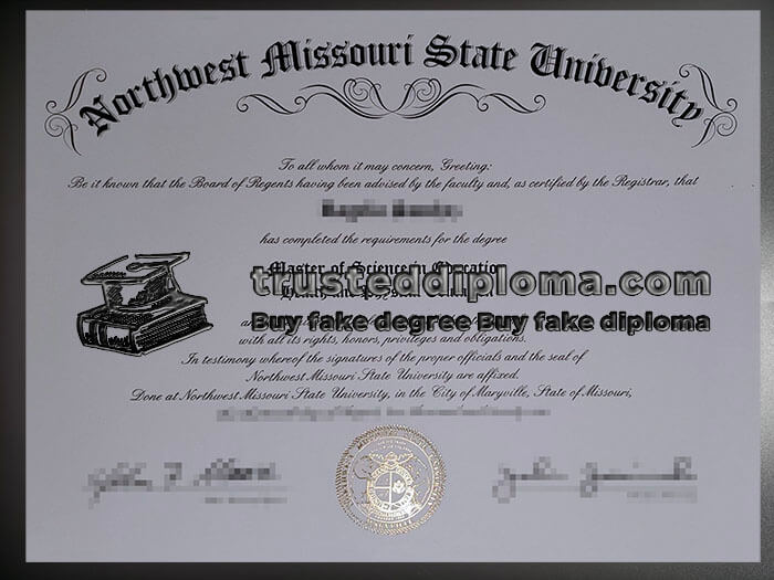 purchase realistic Northwest Missouri State University diploma