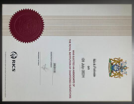 purchase realistic RICS certificate