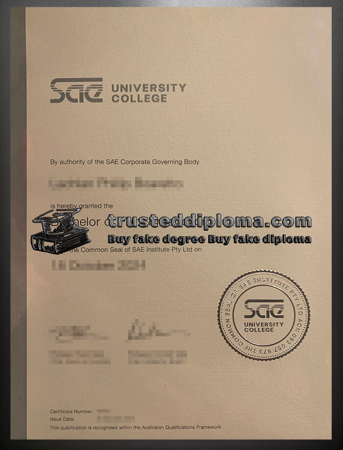 purchase realistic SAE University College diploma