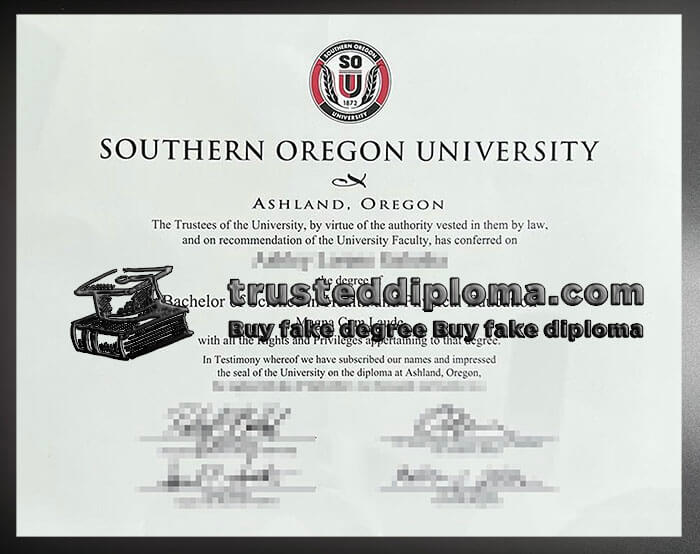 purchase realistic Southern Oregon University diploma