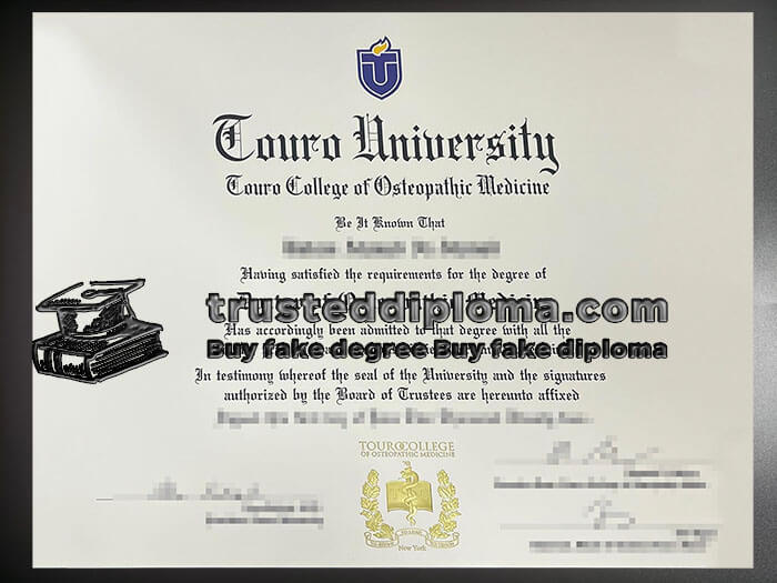 purchase realistic Touro University diploma