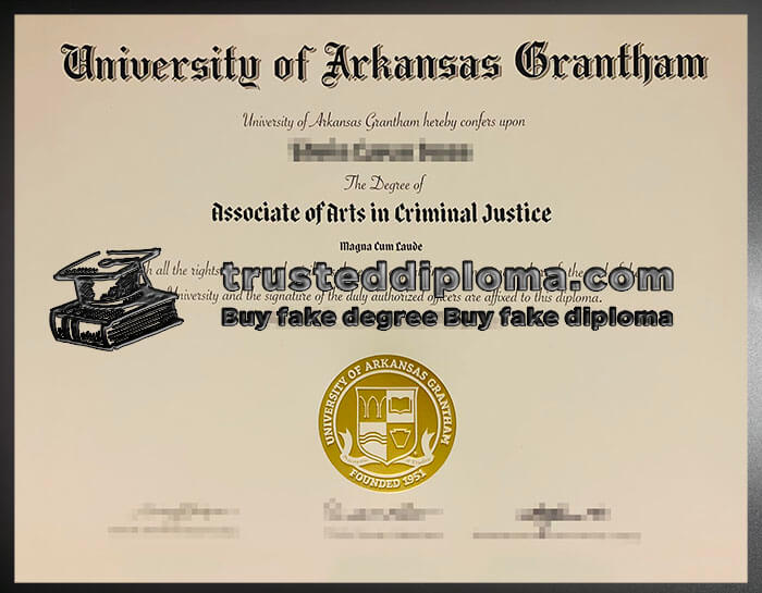 purchase realistic University of Arkansas Grantham diploma