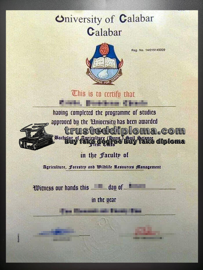 purchase realistic University of Calabar diploma