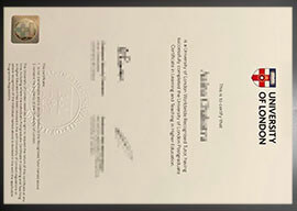 purchase realistic University of London Certificate