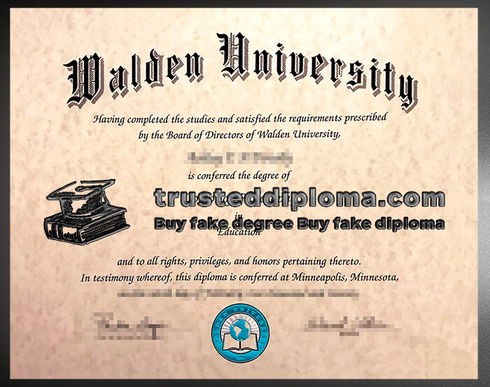 purchase realistic Walden University diploma