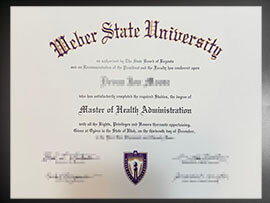 purchase realistic Weber State University degree
