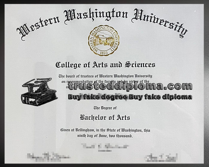 purchase realistic Western Washington University diploma