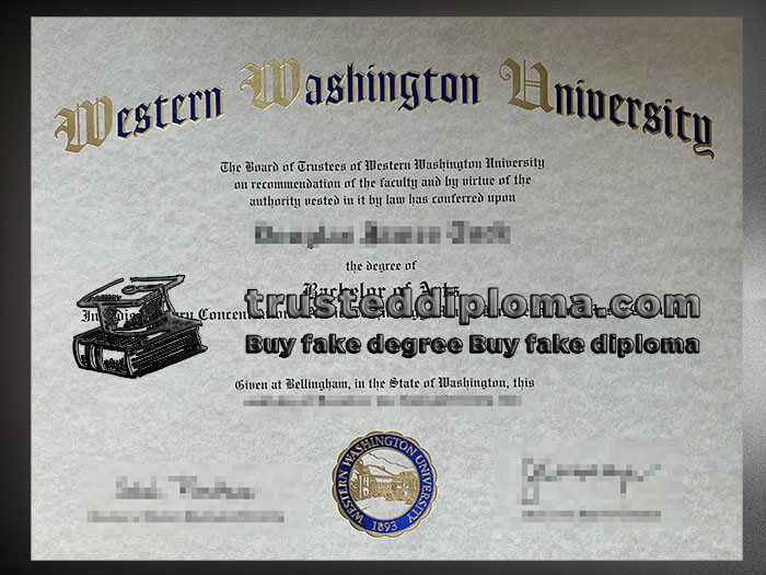 purchase realistic Western Washington University diploma