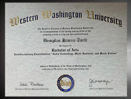 purchase realistic Western Washington University degree