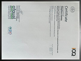 purchase realistic iCQ Certificate