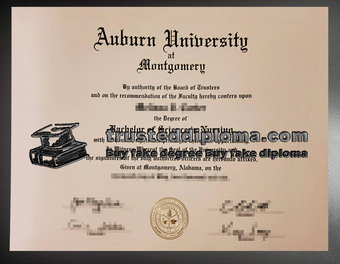 purchase realistic Auburn University at Montgomery diploma