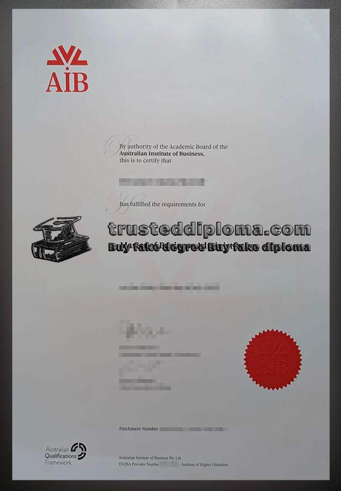 purchase realistic Australia Institute of Business diploma
