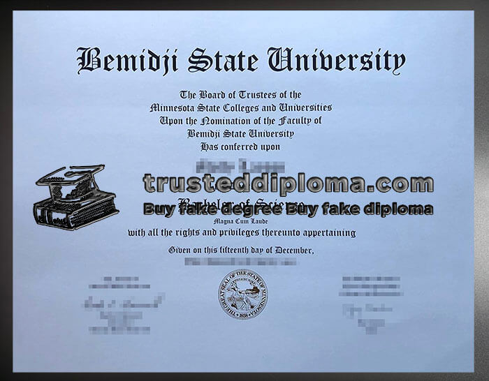 purchase realistic Bemidji State University diploma