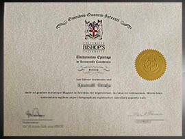 purchase realistic Bishop's University degree