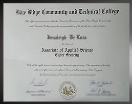 purchase realistic Blue Ridge Community and Technical College degree