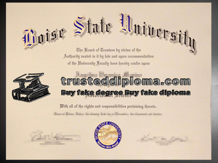 purchase realistic Boise State University diploma