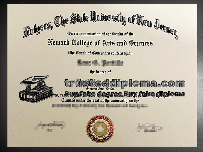 purchase realistic Burgers State University of New Jersey diploma