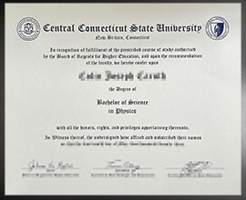 purchase realistic Central Connecticut State University degree