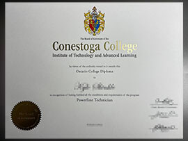 purchase realistic Conestoga College diploma