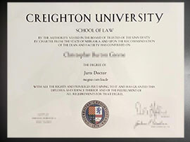 purchase realistic Creighton University degree