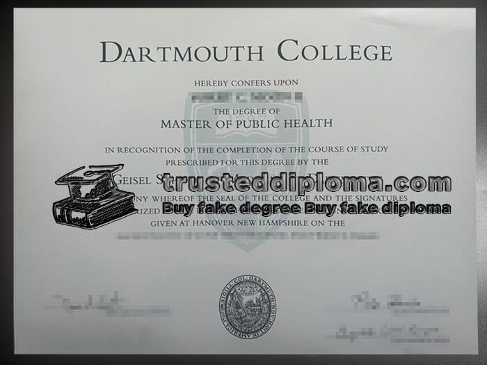 purchase realistic Dartmouth College diploma