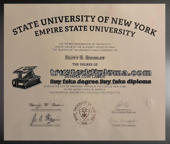 purchase realistic Empire State University diploma
