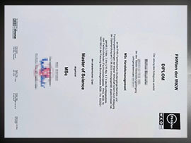 purchase realistic FHWien der WKW diploma