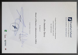 purchase realistic Frankfurt School of Finance Management degree