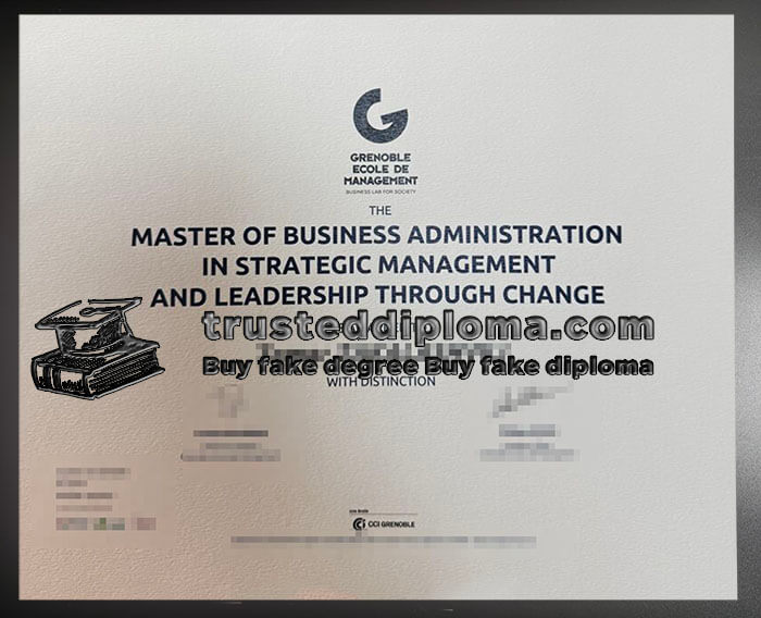 purchase realistic Grenoble Ecole de Management diploma