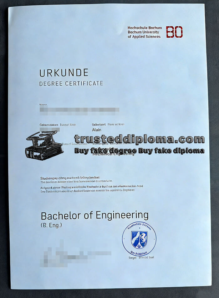 purchase realistic Hochschule Bochum diploma