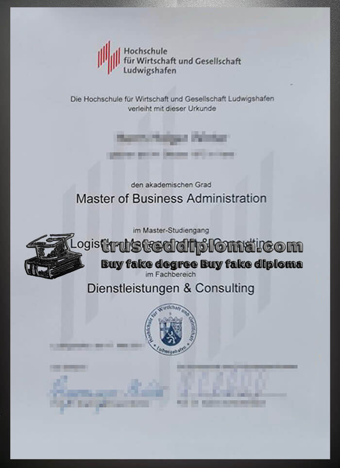purchase realistic Hochschule für Wirtschaft und Gesellschaft Ludwigshafen diploma