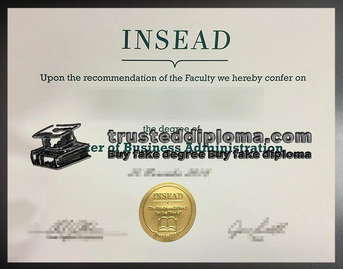 purchase realistic INSEAD diploma