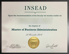 purchase realistic INSEAD degree