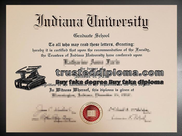 purchase realistic Indiana University Graduate School diploma