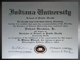 purchase realistic Indiana University School of Public Health degree