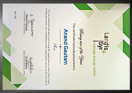 purchase realistic Landis+Gyr certificate