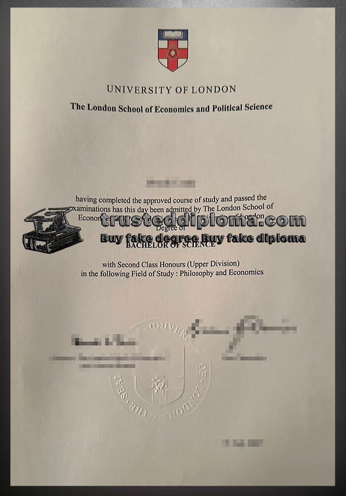 purchase realistic London School of Economics and Political Science diploma