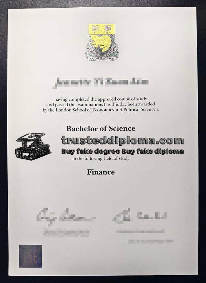 purchase realistic London School of Economics diploma