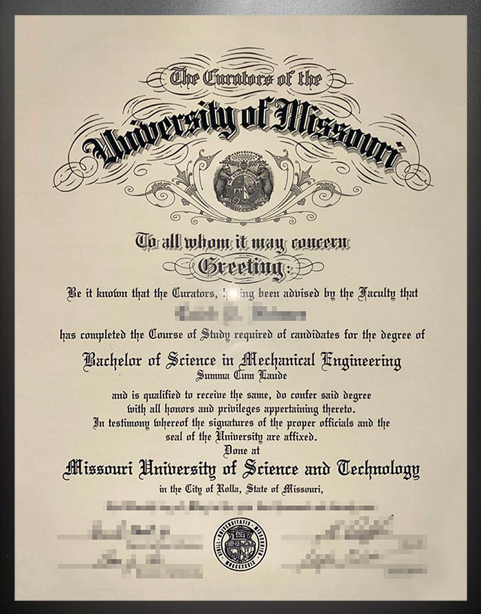 purchase realistic Missouri University of Science and Technology diploma