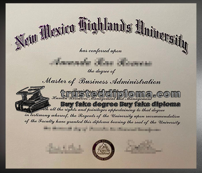 purchase realistic New Mexico Highlands University diploma