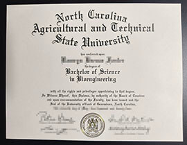 purchase realistic North Carolina A&T State University degree