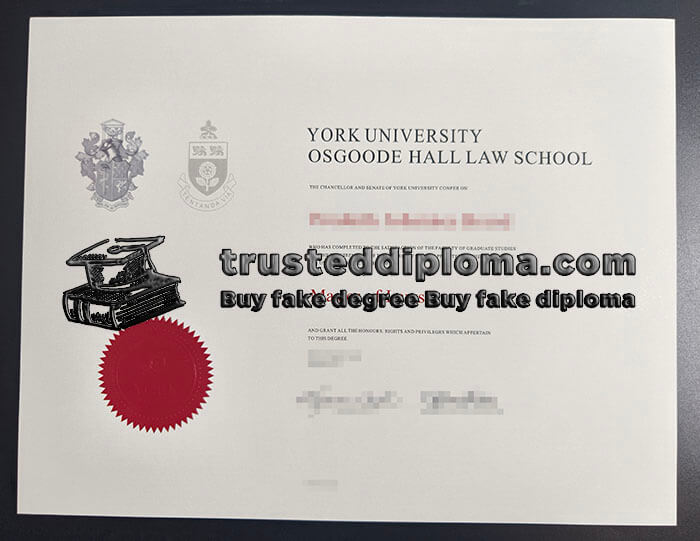purchase realistic Osgoode Hall Law School diploma