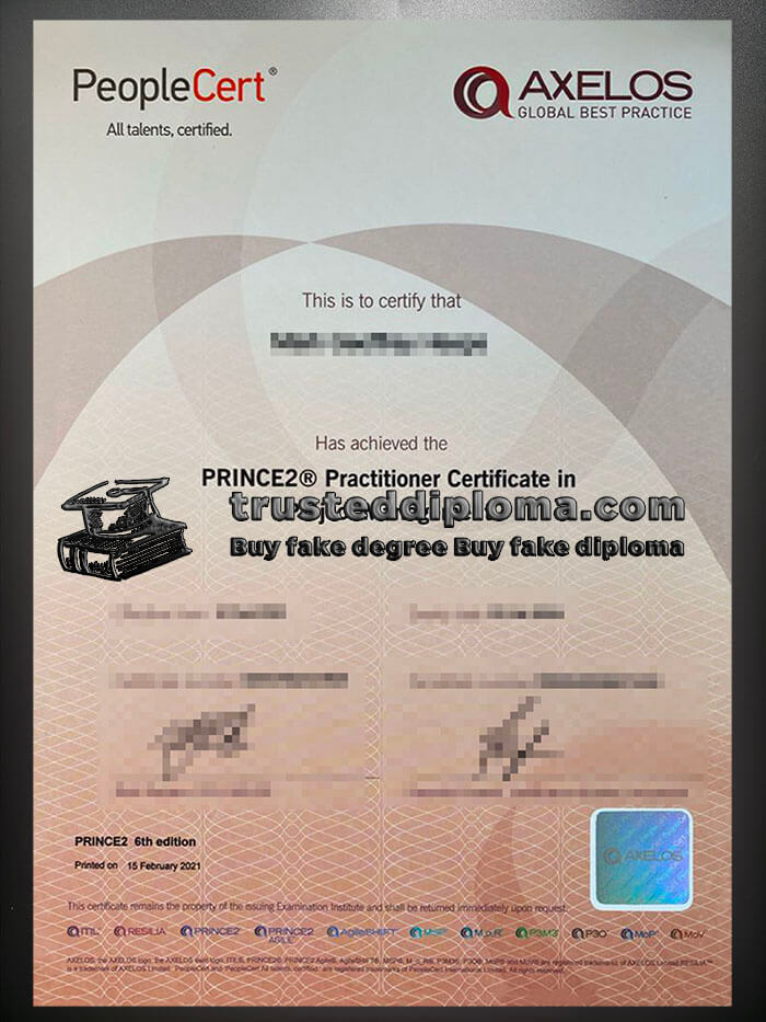 purchase realistic Prince2 Practitioner Certificate
