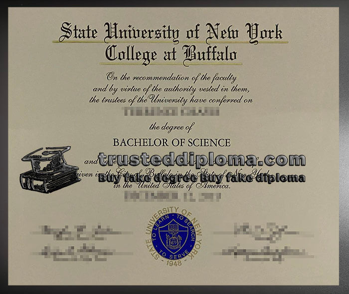 purchase realistic SUNY at Buffalo diploma
