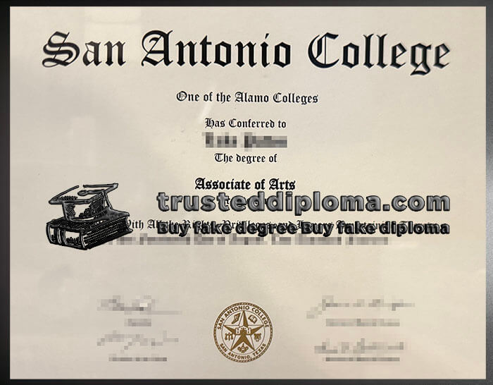 purchase realistic San Antonio College diploma
