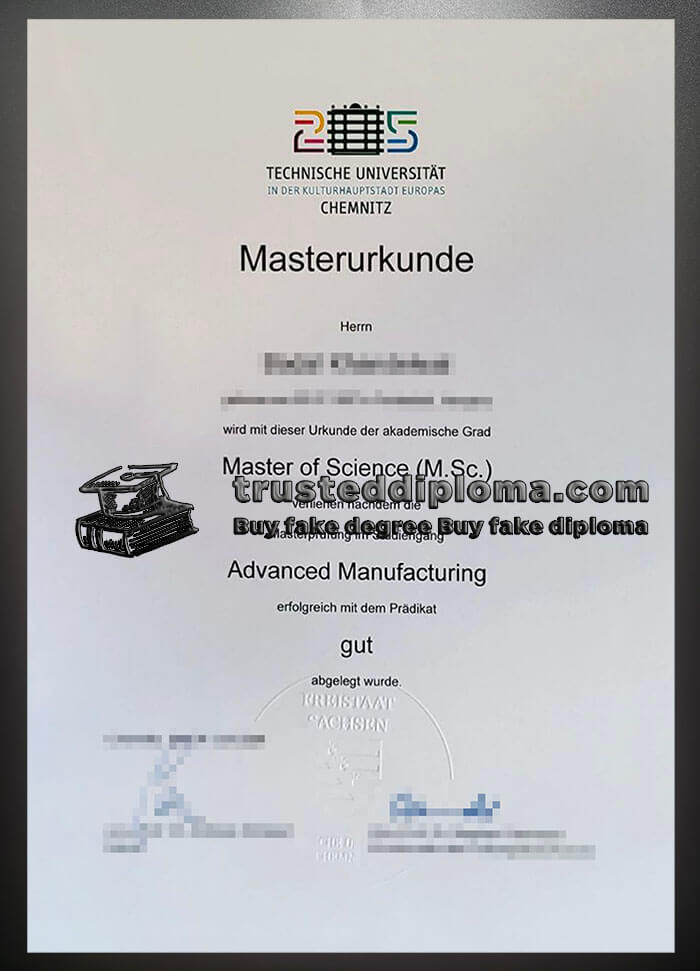 purchase realistic Technische Universität Chemnitz diploma