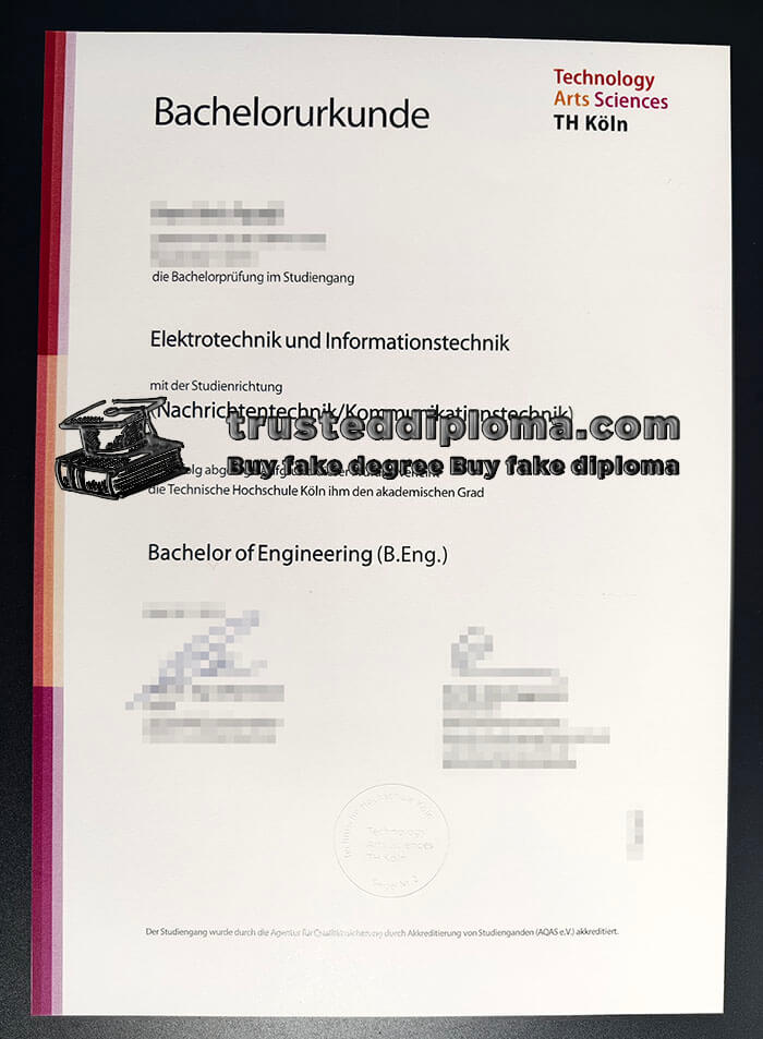 purchase realistic Technology Arts Sciences TH Koln diploma