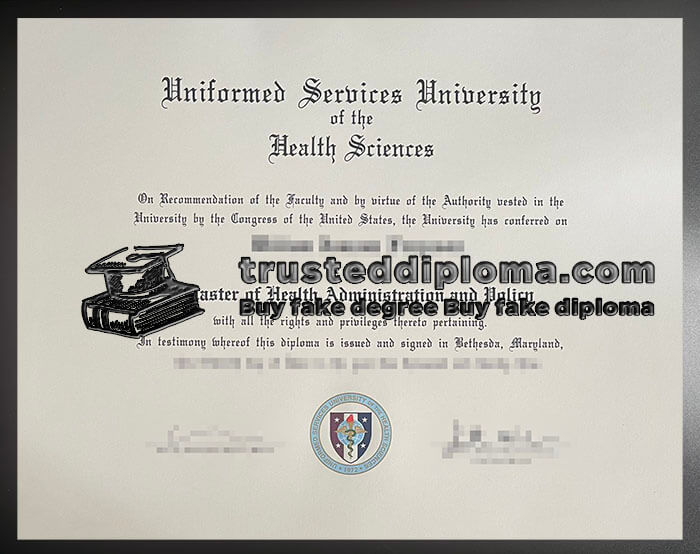 purchase realistic Uniformed Services University of the Health Sciences diploma