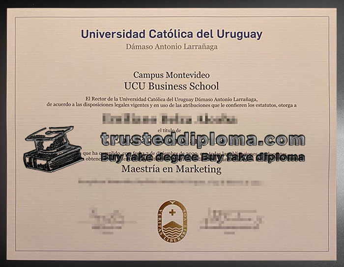 purchase realistic Universidad Catolica del Uruguay diploma