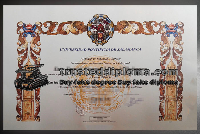 purchase realistic Universidad Pontificia de Salamanca degree